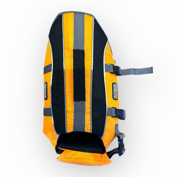 OUTWARD HOUND Small Dog Life Jacket RIPSTOP WITH RESCUE HANDLE ORANGE - Picture 5 of 7